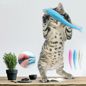 Fish brush™- keeps your kitty engaged and healthy!